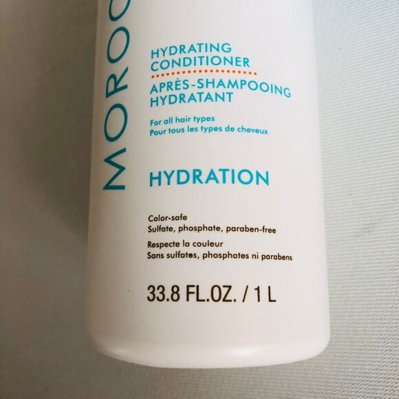 NWT - Moroccanoil Hydrating Shampoo and Conditioner Set 33.8 Fl. Oz / 1L - Picture 5 of 15